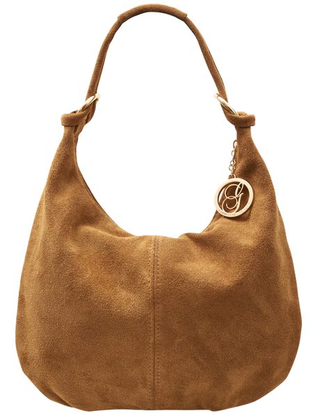 Dámská semišová kabelka marrone -