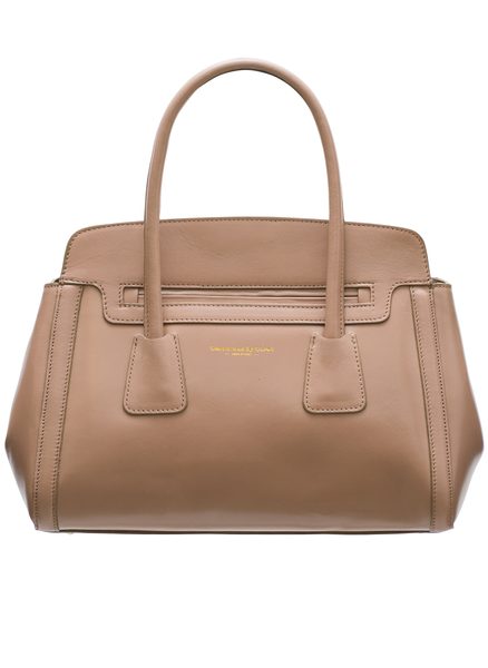 Real leather handbag Glamorous by GLAM - Beige -