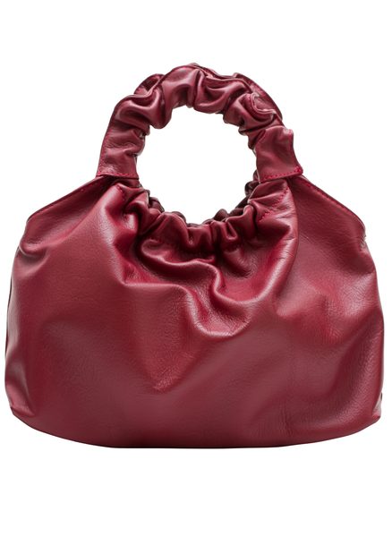 Bolso de cuero de mano para mujer Glamorous by GLAM - Borgoña -