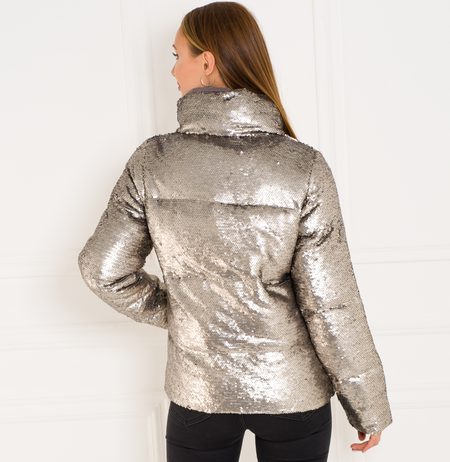 Winter jacket Due Linee - Silver -