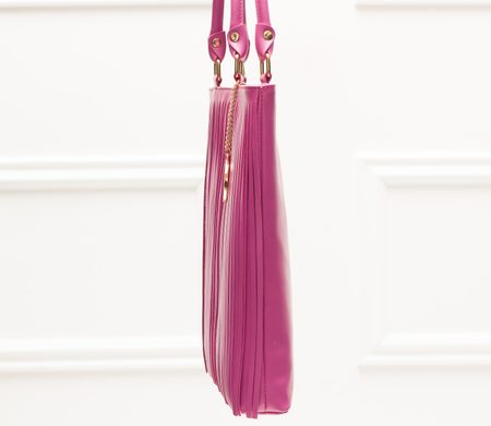 Bolso de cuero de mano para mujer Glamorous by GLAM - Rosa -