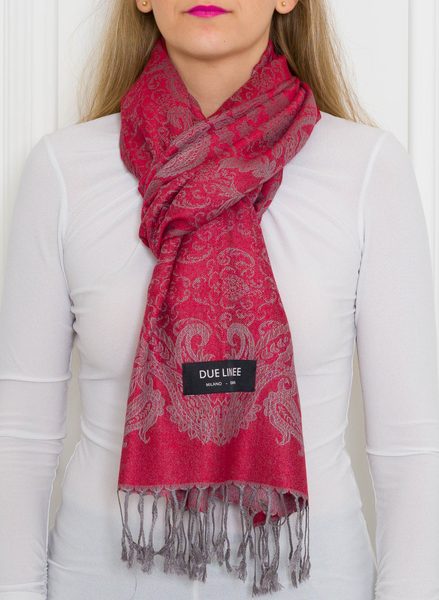 Women's scarf Due Linee - Wine -