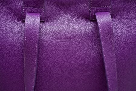 Damska skórzana torebka na ramię Glamorous by GLAM -purpurowy -