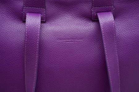 Real leather shoulder bag Glamorous by GLAM - Violet -