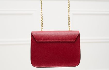 Real leather crossbody bag Glamorous by GLAM - Red -