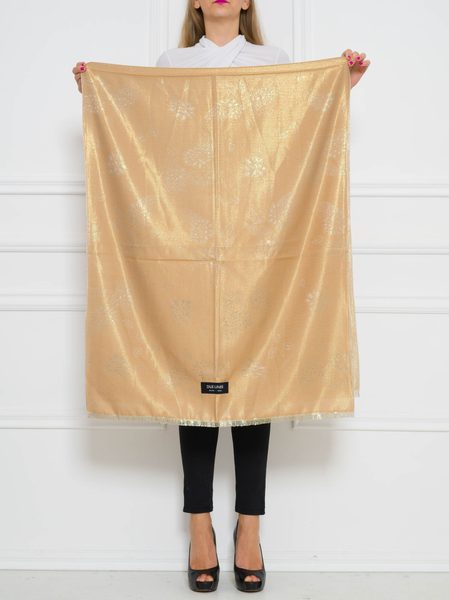 Women's scarf Due Linee - Gold -