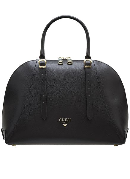 Borsa a mano da donna in pelle Guess Luxe - Nero -