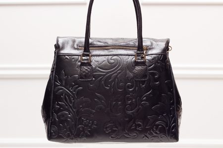 Real leather handbag Glamorous by GLAM - Black -