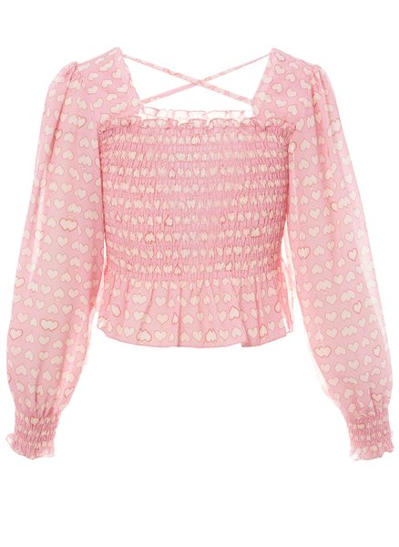 Női top Glamorous by Glam - Rózsaszín -