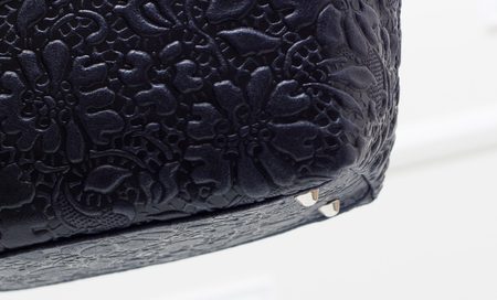 Bolso de cuero de mano para mujer Glamorous by GLAM - Azul oscuro -