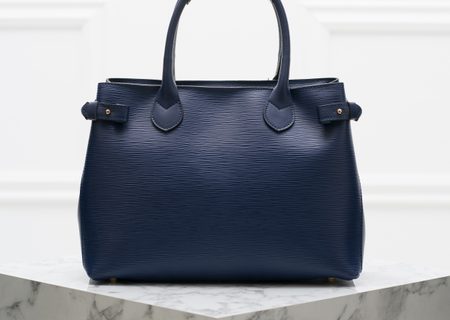 Bolso de cuero de mano para mujer Glamorous by GLAM - Azul oscuro -