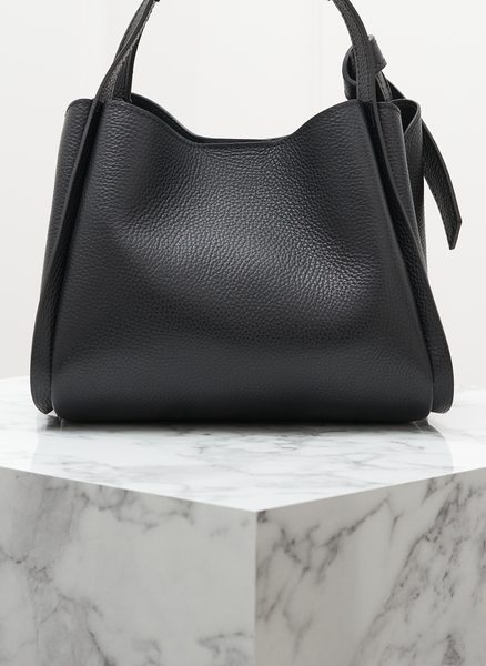 Real leather handbag Glamorous by GLAM - Black -