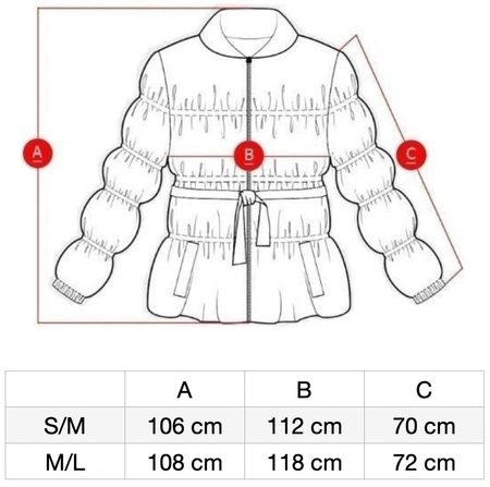 Winter jacket with real fox fur Due Linee - Black -