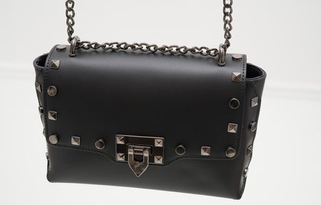 Real leather crossbody bag Glamorous by GLAM - Black -