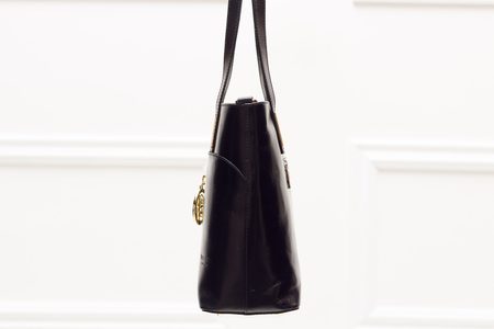 Real leather shoulder bag Glamorous by GLAM - Black -