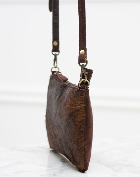 Leather clutch Glamorous by GLAM - Brown -