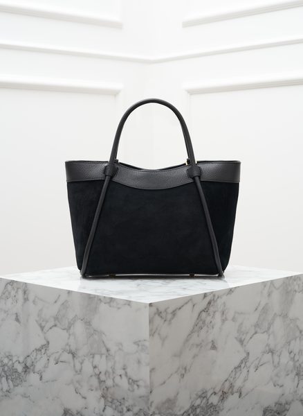 Real leather handbag Glamorous by GLAM - Black -