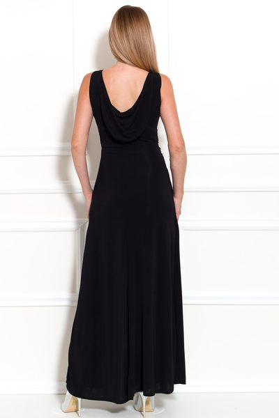 Vestido largo de mujer Due Linee - Negro -