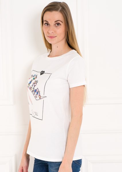 Damska koszulka Glamorous by Glam - biały -