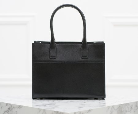 Borsa a mano da donna in pelle Emporio Armani - Nero -