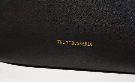 Real leather handbag Tru Trussardi - Black -