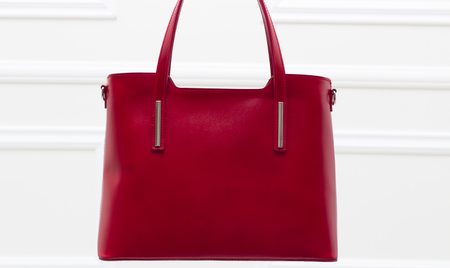 Bolso de cuero de mano para mujer Glamorous by GLAM - Rojo -