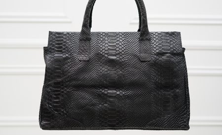 Real leather handbag Glamorous by GLAM - Black -