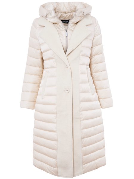 Due Linee Geacă de iarnă de damă - Crem -