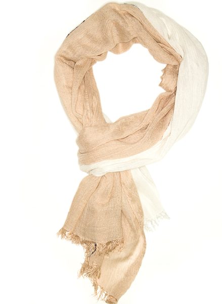 Women's scarf Due Linee - Beige -