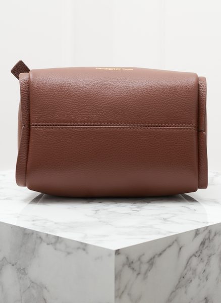 Real leather handbag Glamorous by GLAM - Brown -