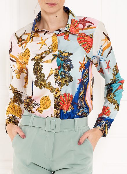 Top damă Due Linee - Multicolor -