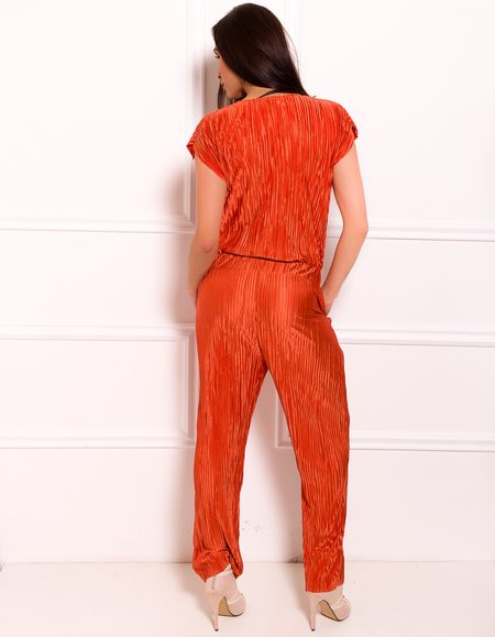 Jumpsuit Due Linee - Orange -