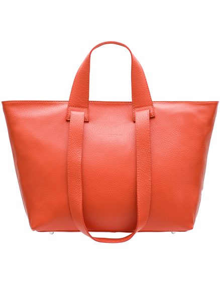 Real leather shoulder bag Glamorous by GLAM - Orange -