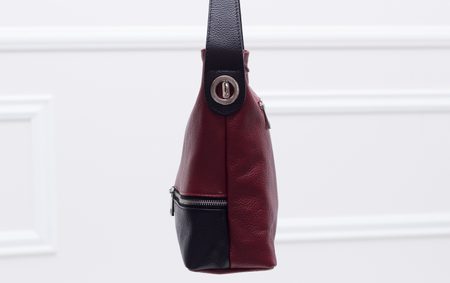 Borsa a spalla da donna in pelle Glamorous by GLAM - Rosso -