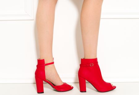 Botines de mujer GLAM&GLAMADISE - Rojo -