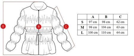 Dámská zimní oversize bunda s asymetrickým tmavě modrá -