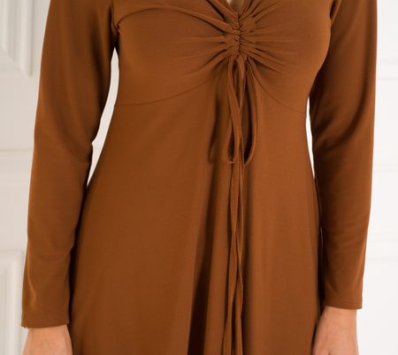 Italian dress CIUSA SEMPLICE - Brown -