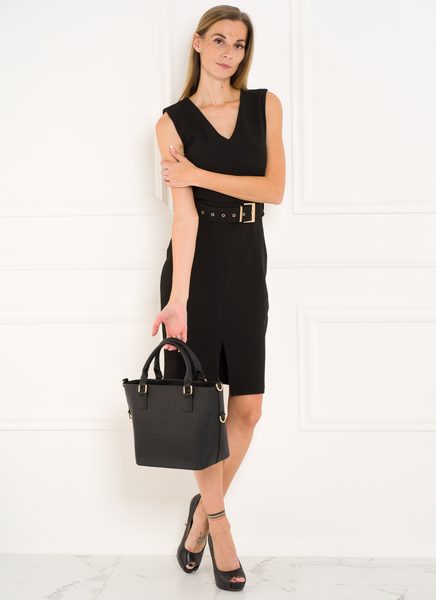 Real leather handbag Tru Trussardi - Black -