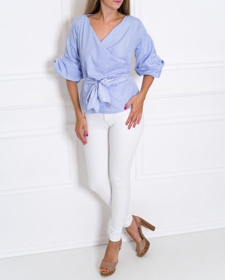 Top donna Due Linee - Blu -