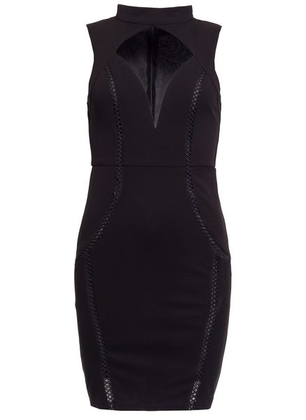 Vestido de mujer Due Linee - Negro -