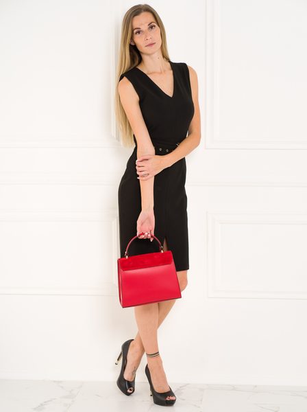 Bolso de cuero de mano para mujer Glamorous by GLAM - Rojo -