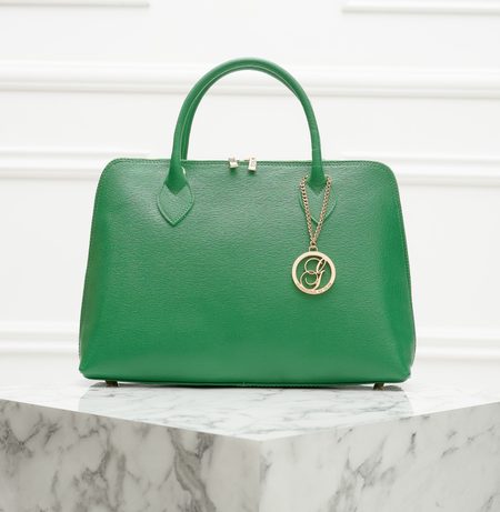 Real leather handbag Glamorous by GLAM - Green -