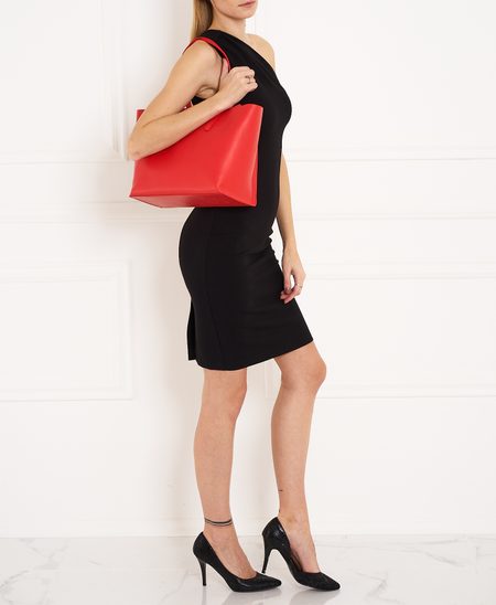 Real leather shoulder bag Furla - Red -