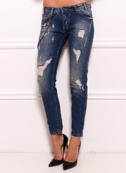 Jeans donna - Blu -