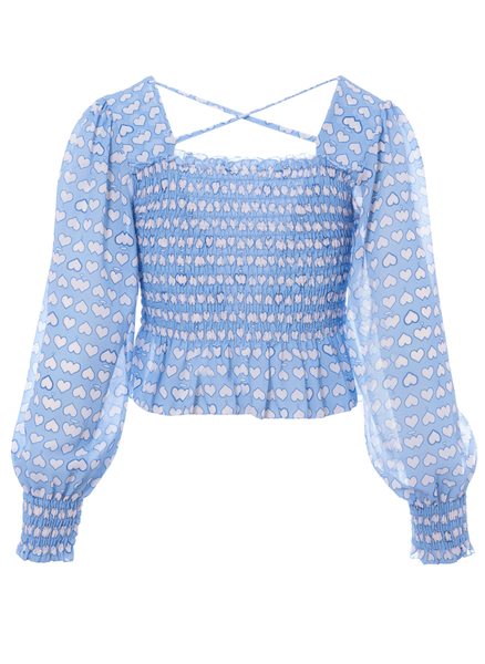 Top damă Glamorous by Glam - Albastră -