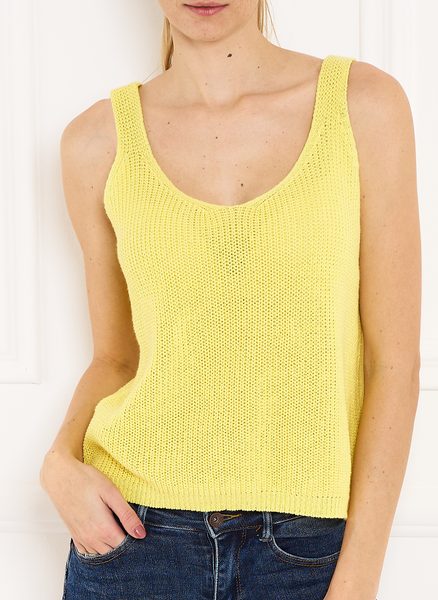 Top donna CIUSA SEMPLICE - Giallo -