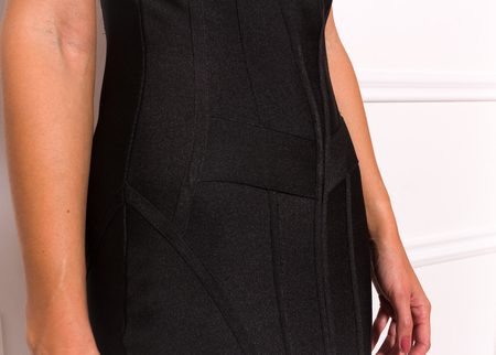 Vestido vendaje de mujer GLAM&GLAMADISE - Negro -