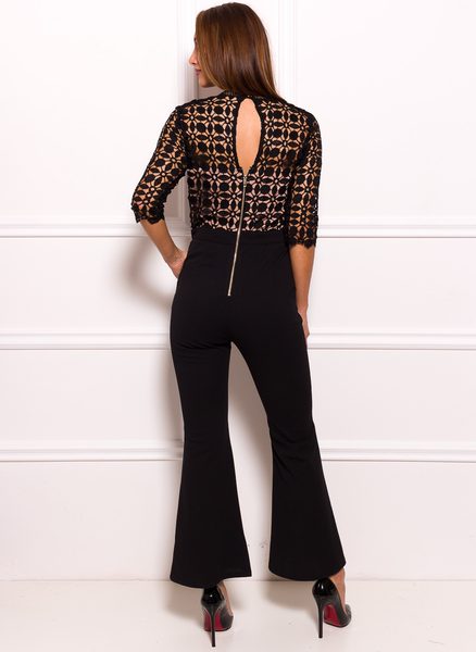 Jumpsuit Due Linee - Black -