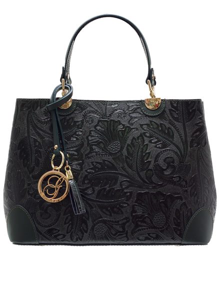 Borsa a mano da donna in pelle Glamorous by GLAM - Verde -