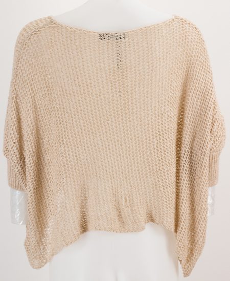 Damski sweter - beżowy -